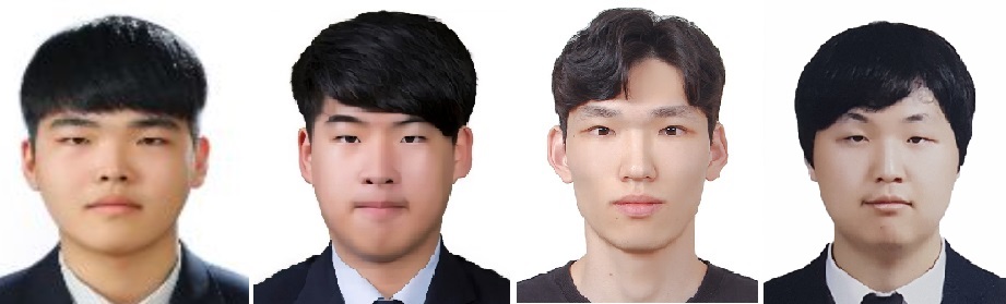 ▲주예한, 김도균, 노영민, 최재원 학우(사진: 커뮤니케이션팀)